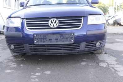 VW Passat 3BG Stoßstange vorne Frontstoßstange Stoßfänger blau LB5N