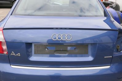 Audi A4 B6 8E Limousine Limo Heckklappe Klappe hinten blau LW5Z