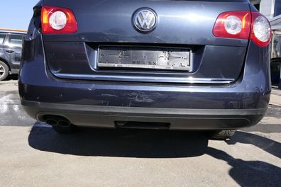 VW Passat 3C Kombi Stoßstange hinten Heckstoßstange Stoßfänger grau blau LC5F