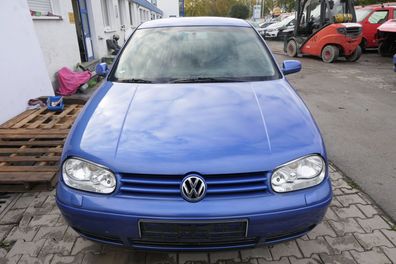 VW Golf 4 Motorhaube Haube Klappe vorne blau LW5Y