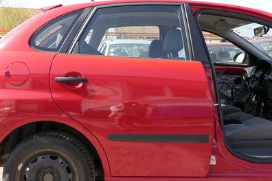 Seat Ibiza 6L Tür 4/5-Türer hinten rechts rot LS3H - ohne Anbauteile