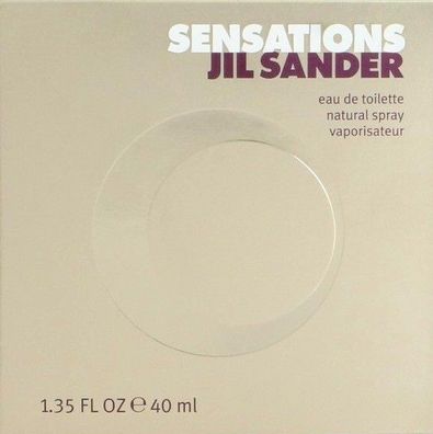 Jil Sander Sensations 40 ml Eau de Toilette Spray Damen EDT