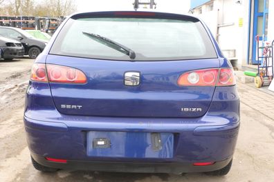 Seat Ibiza 6L Heckklappe Klappe hinten Kofferraumklappe blau LS5S ohneBremsleuch