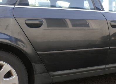 Audi A6 4B C5 Tür nur Türblatt hinten rechts schwarz LZ9W