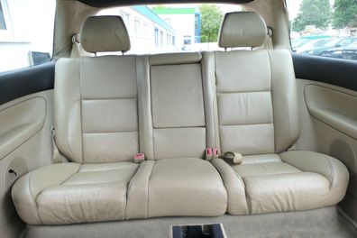 VW Golf 4 Limousine Sitz Rückbank Rücksitzbank hinten Sitze Leder Beige Besch
