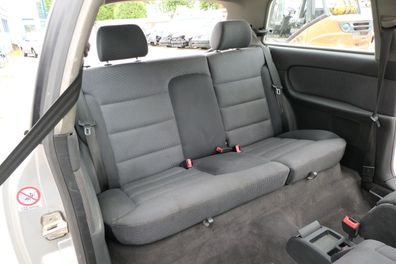 A3 8L Sitz Sitze hinten Rückbank Rücksitzbank Sitzfläche Kopfstützen schwarz