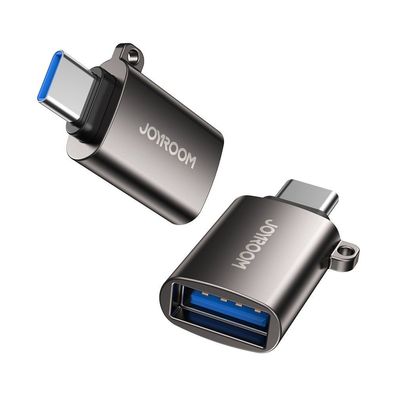Joyroom-Adapter USB 3.2 Gen 1 (männlich) - USB Typ C (weiblich) schwarz (S-H151 ...