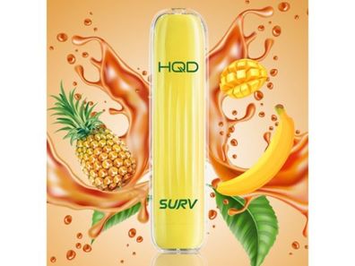 HQD SURV - Tropical Fruits (Tropische Früchte) - Einweg E-Shisha ca. 600 Züge