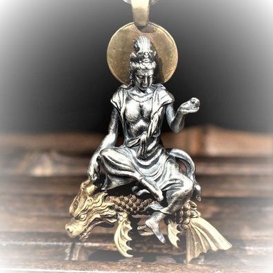 Buddha Anhänger, Buddhismus, Goldfisch Buddha, Bodhisattva