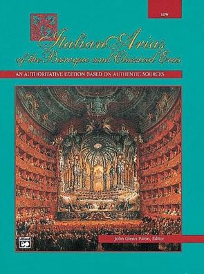 Italian Arias of the Baroque and Classical Eras: Low Voice,