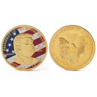 Amerika Präsidenten Medaille vergoldet