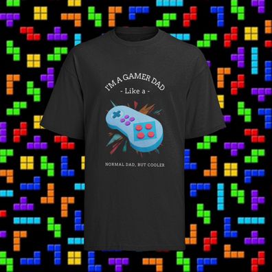 Bio Herren T-Shirt Retro Gamer Geek Nerd Konsole PC Pixel