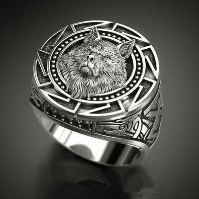 Cooler Herren Ring im Viking Design