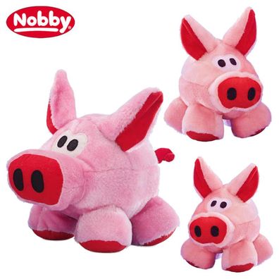 Nobby COOLE SAU Plüsch-Hundespielzeug Schwein grunzt Plüschtier Kuscheltier Hund