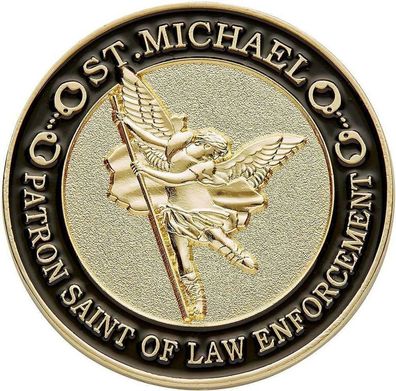 Medaille von Erzengel Schutz Patron Saint Michael