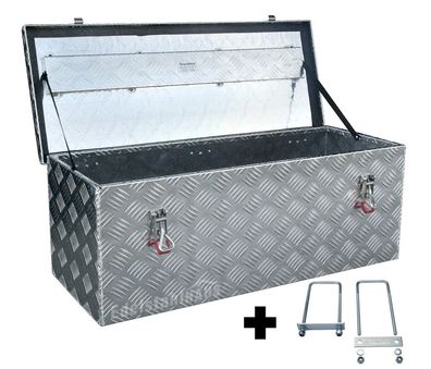 Truckbox S094 + inkl. Montagesatz MON5002 Stabile Deichselbox, Staukiste, Alubox