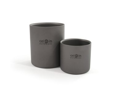 Origin Outdoors Titan Thermobecher, 120 ml, Espresso