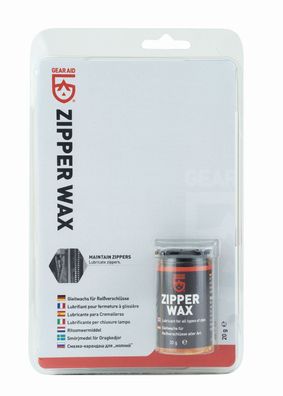 GearAid 'Zipper Wax', 20 g, Reissverschluß Pflege