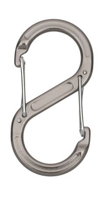 Origin Outdoors Zubehörkarabiner, S, 2 Stück, grau