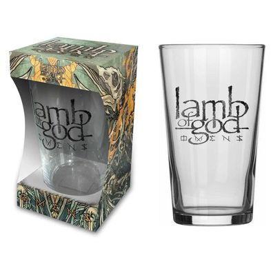 LAMB OF GOD Omens Bierglas-Beer Glass NEU & Official!