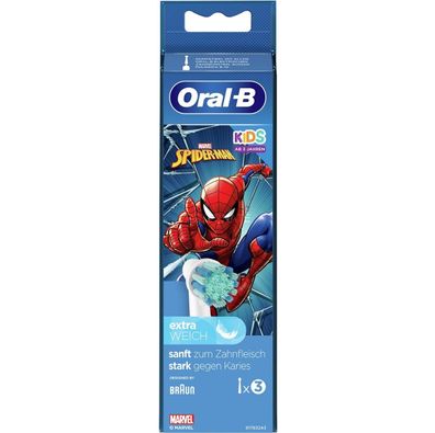 Oral-B Aufsteckbürsten Spiderman 3er