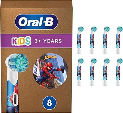 Oral-B Aufsteckbürsten Kids Spiderman 8er FFU