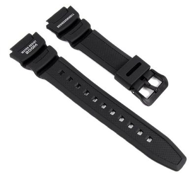 Casio Ersatzband Uhrenarmband Resin schwarz für Herrenuhr AQW-101-1AVW