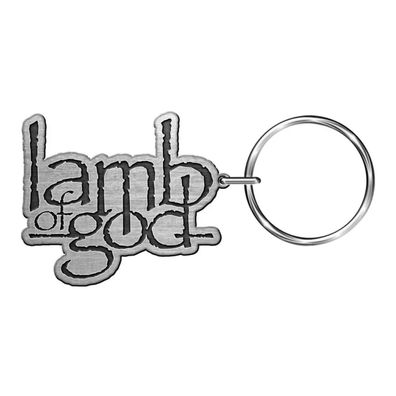 Lamb Of God Logo Schlüsselanhänger Keychain aus Metall Offiziell lizensiert