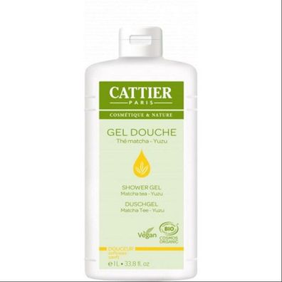 Cattier gel ducha suave te matcha 1l
