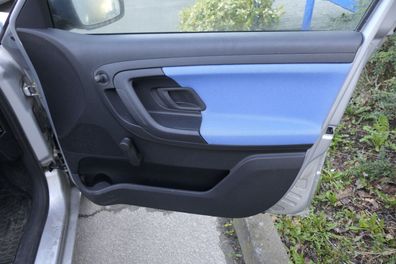 4 x Skoda Fabia 5J Komb Türverkleidung Verkleidung Tür vorne hinten links blau