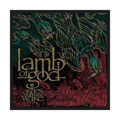 LAMB OF GOD Ashes of the wake gewebter Aufnäher woven Patch