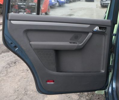 VW Touran 1x Türverkleidung Verkleidung Tür hinten links anthrazit Lautsprecher
