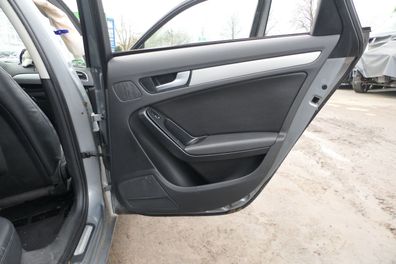 Audi A4 8K B8 Türverkleidung Verkleidung Tür hinten rechts Leder schwarz Milano