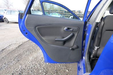 1x Seat Ibiza 6L Türverkleidung Verkleidung Tür hinten links 4/5-Türer karbonsc