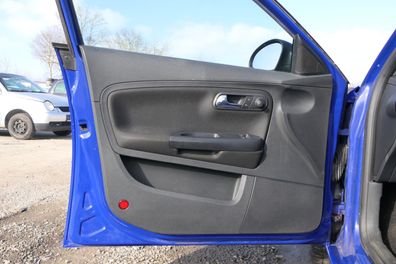 1x Seat Ibiza 6L Türverkleidung Verkleidung Tür vorne links 4/5-Türer karbonschw