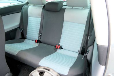 VW Polo 9N 9N3 Sitz Rückbank Sitzfläche Sitze 3 Punkt Gurt (ohne die Kopfstützen