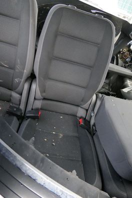 VW Touran 1T Sitz hinten mitte mittig (1. Reihe) Rücksitz anthrazit - 112790