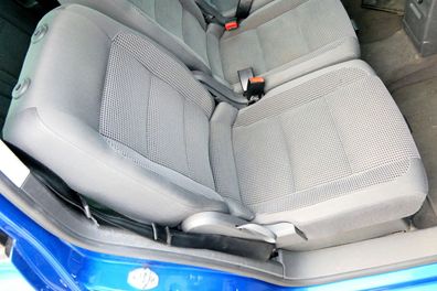 VW Touran Sitz hinten rechts (hinterm Beifahrersitz) Rücksitz anthrazit - 107919