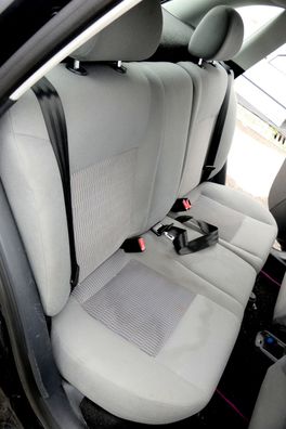 Seat Ibiza 6L Rückbank Rücksitzbank Sitz Kopfstütze Sitzfläche graphitgrau