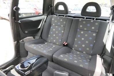 VW Lupo Seat Arosa Sitz Rückbank Sitzfläche Sitze Kopfstützen grau klappbar