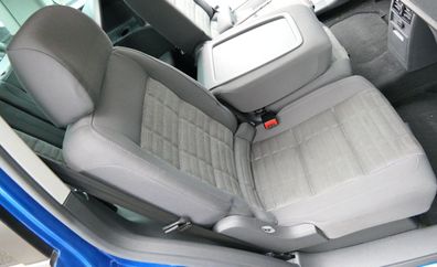 VW Touran Sitz hinten rechts (hinterm Beifahrersitz) Rücksitz anthrazit - 108447