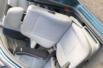 Polo 6N 6N2 Seat Ibiza 6K Golf 3 Sitz vorne links Fahrersitz 2/3-Türer grau SHZ