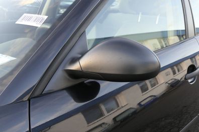Seat Ibiza 6L mechanischer mechanis manuell Spiegel Außenspiegel links schwarz m