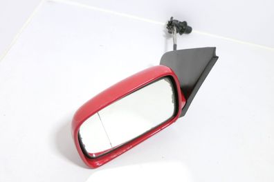 VW Polo 6N manueller manuell Spiegel Außenspiegel links rot LP3G flahrot + Glas
