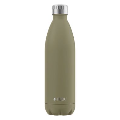 FLSK Isolierflasche 1 liter in khaki farben