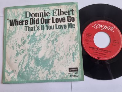 Donnie Elbert - Where did our love go 7'' Vinyl Germany