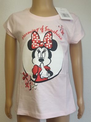 NEU Disney T- Shirt Minnie Mouse Maus Gr. 98/104 110/116 122/128