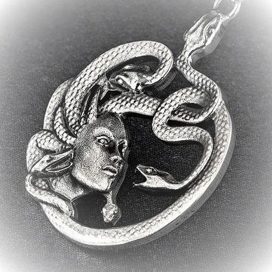 Schöne Medusa Schlangenkette Griechische Mythologie