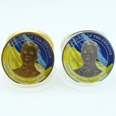 2 Medaillen Wolodymyr Oleksandrowytsch Selenskyj