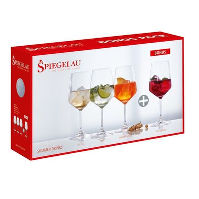 Spiegelau Summer Drinks Set/4 Bonus Pack 4670171 (4670271)